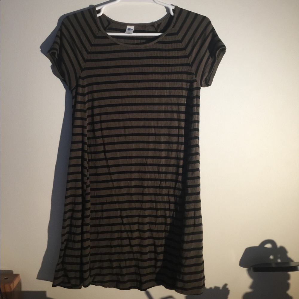 Camo-Green t-shirt dress